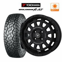 サマータイヤ ホイール 4本セット BADX ロクサーニ バトルシップ ネオ YOKOHAMA ジオランダー X-AT (G016) 155/65R14_画像1