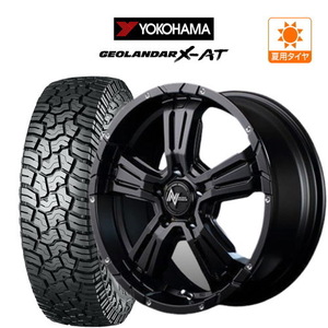 サマータイヤ ホイール 4本セット MID ナイトロパワー クロスクロウ ヨコハマ ジオランダー X-AT (G016) 235/70R16 RAV4 等