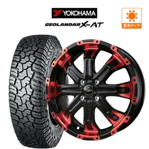 サマータイヤ ホイール 4本セット BADX ロクサーニ バトルシップ4 ヨコハマ ジオランダー X-AT (G016) 165/65R15 タフト 等