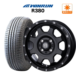 サマータイヤ ホイール 4本セット インターミラノ マッドバーン XR-910K WINRUN ウインラン R380 155/65R14