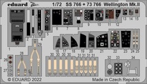 エデュアルド ズーム1/72 SS766 Vickers Wellington Mk.II for Airfix kits_画像1