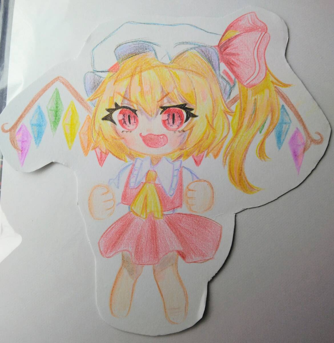 [Dernière inscription !!] Touhou Project Touhou Flan Flandre Scarlet Fan art Dessin original Illustration analogique Illustration dessinée à la main, Des bandes dessinées, Produits d'anime, Illustration dessinée à la main