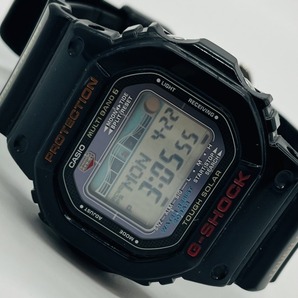 G-SHOCK ICONIC 5600 SERIES GWX-5600-1JF CASIO カシオ 腕時計 時計 ブラック デジタル かっこいい メンズ BLK ソーラー 黒 稼働品 3614の画像1