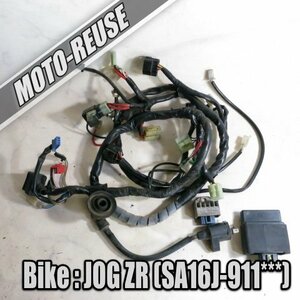 □【JOG ZR ジョグZR SA16J】純正メインハーネス+電装SET　CDI/レギュレター/IGコイル「5SU-00」□K30622