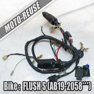 □【FLUSH S フラッシュS AB19】純正メインハーネス+電装SET　CDI/レギュレター/IGコイル「CF408C」□K31168