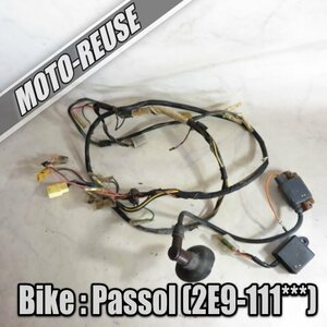 □【Passol パッソル 2E9】純正メインハーネス+電装SET　CDI/IGコイル□K20312