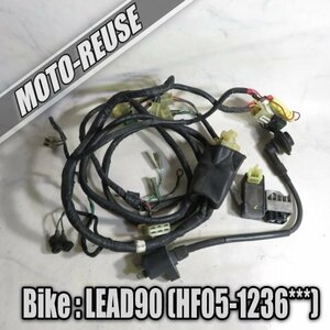 □【LEAD90 リード90 HF05】純正メインハーネス+電装SET　CDI/レギュレター/IGコイル「GK8 CF48B」□K18225