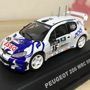 送料無料　1/43 プジョー 206 WRC 1999 ラリーカー ミニカー JADI MODEL CRAFT PEUGEOT RALLY CAR