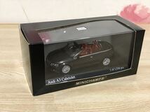 送料無料　1/43 アウディ A3 カブリオレ ミニカー ミニチャンプス MINICHAMPS AUDI CABRIOLET 2008 GRAY METALLIC_画像8