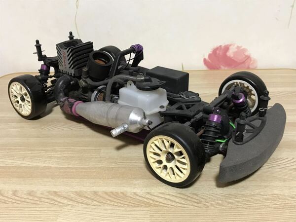 送料無料　1/10 HPI RACING ナイトロ RS4 エンジンカー ラジコン車体 O.S.MAX 12CV NITRO 小川精機