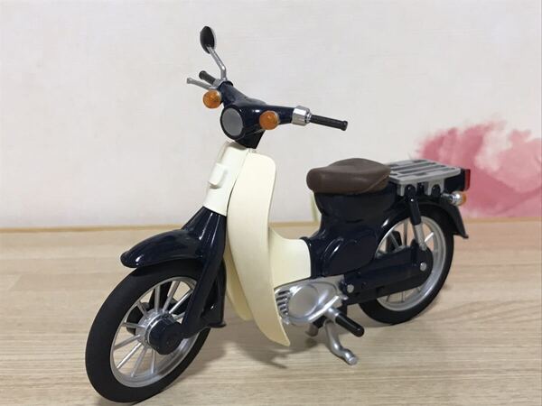 送料無料　ex:ride レトロバイク　ミニカー　figma 可動フィギュア用　ネイビーブルー　フリーイング FREEing