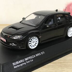 送料無料　1/43 京商 スバル インプレッサ WRX STI ニュルブルクリンク テストカー ミニカー KYOSHO SUBARU IMPREZA Nurburgring Test Car