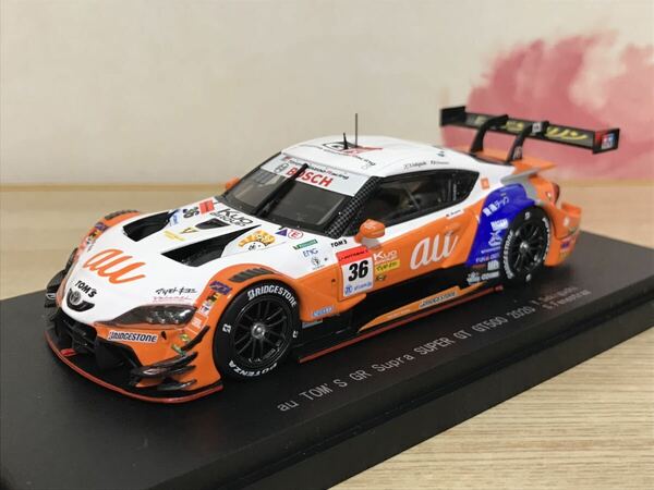 送料無料　1/43 au トムス GR スープラ スーパーGT500 2020 レーシングカー ミニカー エブロ EBBRO TOM’S SUPRA SUPER GT RACING CAR