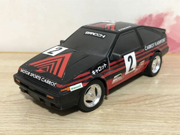 送料無料　1/32位 トヨタ AE86 スプリンタートレノ アドバン レーシングカー TOYOTA SPRINTER TRUENO ADVAN RACING CAR 旧車 土屋圭市