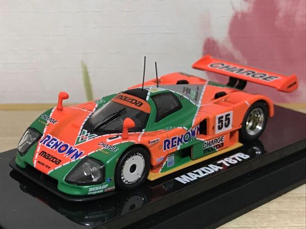 送料無料　1/64 京商 マツダ 787B レナウン レーシングカー ミニカー KYOSHO MAZDA RENOWN RACING CAR ビーズコレクション 旧車