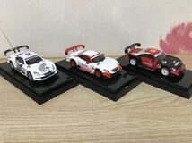 送料無料　1/64 京商 SC430 レーシングカー ミニカーセット KYOSHO LEXUS BANDAI DUNLOP DENSO SARD RACING CAR ビーズコレクション_画像2