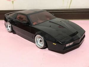 送料無料　1/10 ナイトライダー スキャナーLED付き　トランザム ラジコンボディ　アオシマ AOSIMA KNIGHT RIDER TRANS AM 当時物 旧車