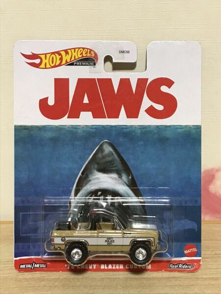 送料無料　ホットウィール シェビー ブレイザー カスタム ジョーズ ミニカー ホットウィール HOTWHEELS ‘75 CHEVY BLAZER COSTOM JAWS