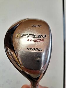 EPON　ユーティリティ AF-905 HYB　ロフト27　 シャフトアッタスEZ350　65　フレックスS　グリップ　イオミック