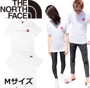 ザ ノースフェイス 半袖 Tシャツ NF0A2TX4 カットソー ミニボックスロゴ ホワイト Mサイズ ユニセックス THE NORTH FACE S/S NSE TEE 新品