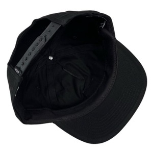 ハフ キャップ 帽子 HT00714 コットン素材 ブラック ワンサイズ ボックスロゴ フラットバイザー ユニセックス HUF SET BOX SNAPBACK 新品の画像4