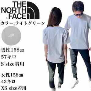 ザ ノースフェイス Tシャツ NT7U ライトグレー XLサイズ コットン素材 クルーネック シンプルロゴ THE NORTH FACE COTTON S/S TEE 新品の画像2