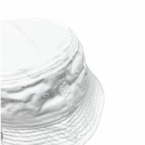 トミーヒルフィガー 帽子 バケットハット 69J9658 コットン素材 刺繍ロゴ ホワイト ワンサイズ TOMMY HILFIGER MENS JEFF BUCKET HAT 新品の画像3