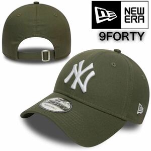 ニューエラ キャップ ヤンキース 帽子 NEWERA 9FORTY グリーン　ニューヨークヤンキース キャップ帽子 新品　正規品