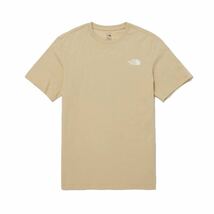 ザ ノースフェイス Tシャツ 半袖 カットソー コットン素材 クルーネック ライトベージュ XSサイズ THE NORTH FACE COTTON BASIC S/S TEE_画像5