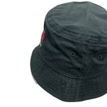 トミーヒルフィガー 帽子 バケットハット 69J9658 コットン素材 刺繍ロゴ ブラック ワンサイズ TOMMY HILFIGER MENS JEFF BUCKET HAT 新品_画像3