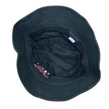 トミーヒルフィガー 帽子 バケットハット 69J9658 コットン素材 刺繍ロゴ ブラック ワンサイズ TOMMY HILFIGER MENS JEFF BUCKET HAT 新品_画像4