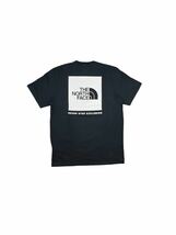 ザ ノースフェイス Tシャツ NF0A812H ブラック×ホワイト XLサイズ バックロゴ ボックスロゴ THE NORTH FACE S/S BOX NSE TEE 新品_画像4