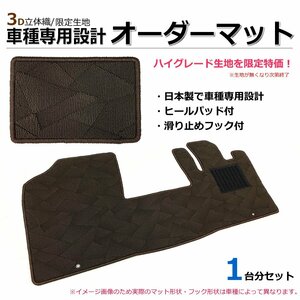 【オーダー】 シャレード G200S/G203S/G213S/G100S/G101S フロアマット ブラウン生地 *