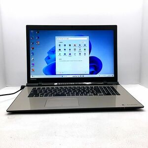 【大画面17.3インチ★最新Win11 23H2】東芝 BX/67VG【5th Gen Pen 3825U / SSD 240GB / メモリ8GB】起動確認済み