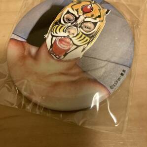 初代タイガーマスク 缶バッジ 書泉ブックタワー 限定ガチャ デビュー戦マスク カラー 5cm程度 プロレスの画像2