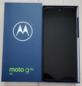 モトローラmoto　g53y　5G　ワイモバイル　SIMフリー　ペールピンク　2023年6月発売　中古美品　一括購入残債なし　格安スタート　最落なし