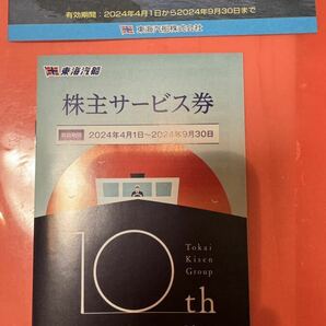 【レターパックライト送料無料】【すぐ発送】【即決有】東海汽船 株主優待券10枚(2024年9月30日まで)及び株主サービス券１冊セットの画像1