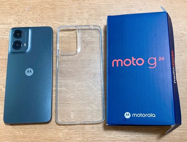 moto g24 スマホ本体 マットチャコール 128GB 中古