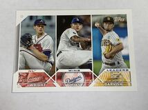 ダルビッシュ有 JULIO URIAS KYLE WRIGHT 2023 TOPPS SERIES 1 #284 PADRES DODGERS BRAVES_画像1