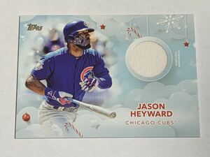 JASON HEYWARD 2020 TOPPS HOLIDAY MEGA BOX GAME USED MEMORABILIA RELIC DODGERS