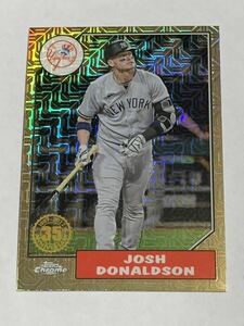 JOSH DONALDSON 2022 TOPPS SILVER PACK CHROME YANKEES