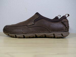 ◇ ROCKPORT ロックポート ROCSPORTS LT2 MOC SLIP ロックスポーツ モック スリップ レザー 【A11392】◇ 26.0cm W スニーカー ブラウン