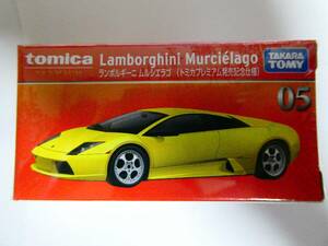  new goods unopened Tomica premium No05 Lamborghini Murcielago sale memory specification including in a package possible shrink equipped 
