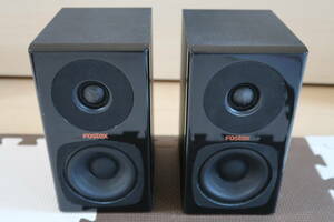 [ junk * box equipped ]FOSTEX(fo stereo ks) active speakers PA-3(JB) [ jet black ]PC speaker black fos Tec s