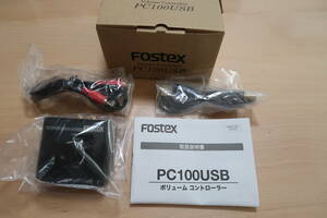 FOSTEX(フォステクス) ／ボリューム・コントローラー PC100USB USB DAC(D/Aコンバーター) ヘッドホンアンプ ライン出力 USBバスパワー