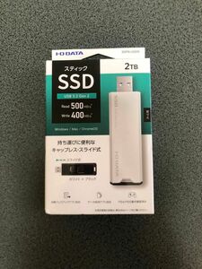 I-O DATA アイオーデータ USB スティックSSD SSPS-USシリーズ SSPS-US2W 2TB