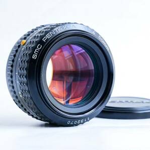 【動作確認済・良品】SMC PENTAX-A 50mm F1.4 標準単焦点レンズ MFオールドレンズ ペンタックスKマウントの画像1