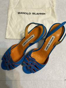  Manolo Blahnik задний ремешок сандалии 