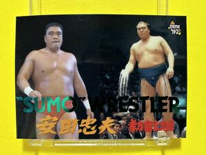 BBM'97 プロレスカード　スペシャルカード　SUMO WRESTLER 安田忠夫
