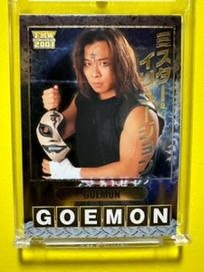 FMW プロレスカード2001 スペシャルカード　S-07 GOEMON